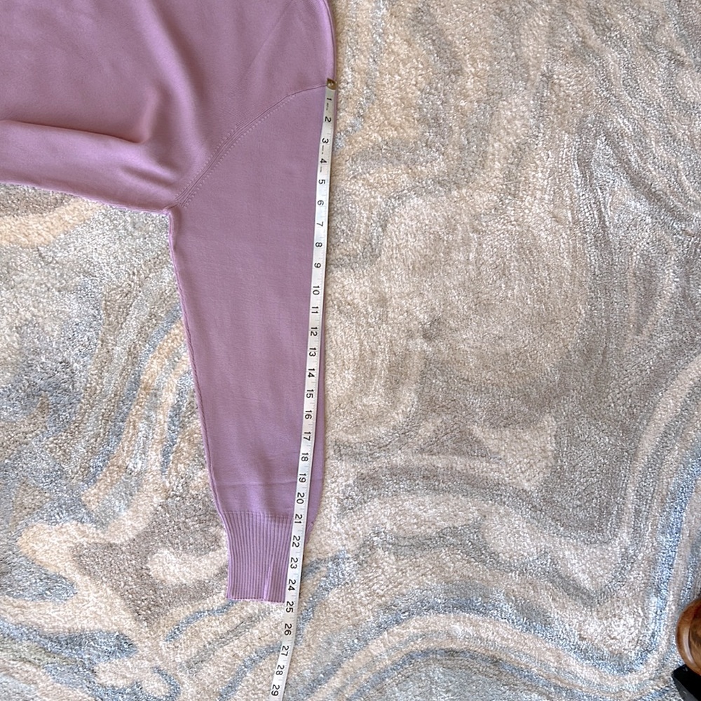 Lilac Buttoned Turtleneck Sweater - Picture 9 of 13
